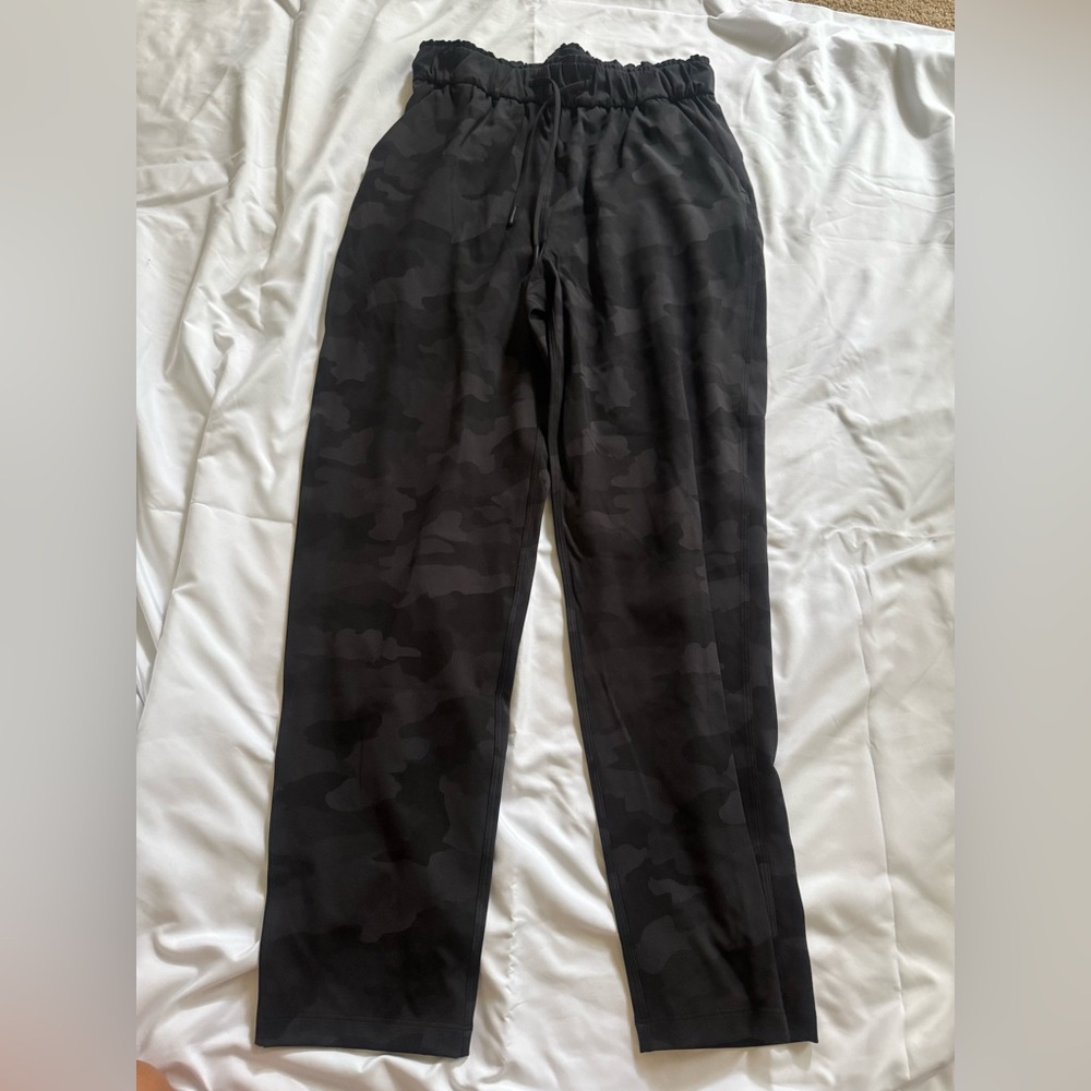 Lululemon stretch high rise straight leg pants